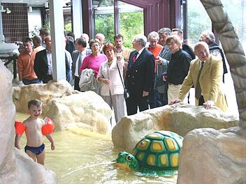 Im September 2004 wurde das Abenteuerland eingeweiht, das dem Mutter-Kind-Bereich mehr Schwung verlieh.  Fotos: FT-Archiv