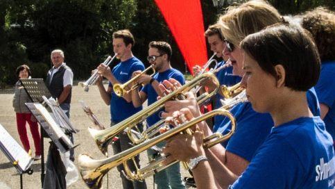Impressionen vom ersten Symphonic Mob Bayerns auf dem Coburger SchlossplatzFoto: Jochen Berger