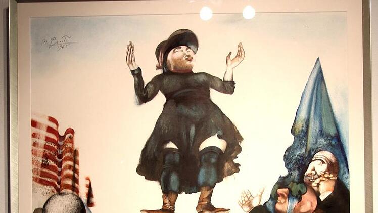 Das Werk "Die heilige Johanna der Schlachthöfe - Himmelfahrt"  Richard Sänger