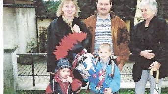 Ein e Erinnerung an glückliche Tage mit Yvonne Haala Foto: privat