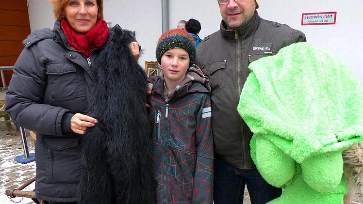 Sie sind für den Weismainer Fasching gerüstet: Petra und Norbert Ziegmann. Foto: Dieter Hübner