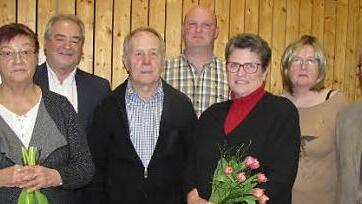 Ehrungen beim Bürgerverein Lützelbuch (von links): Rosi Wolf, Dietmar Wächter, Werner Scheler, Werner Zetzmann, Sigrid Jeske, Marion Krause und Gerhard Jeske Foto: Martin Koch