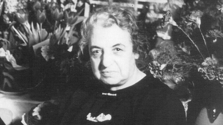 Recha Heilbrunn - hier auf einem Foto von 1938 - gehört zu den acht Jüdinnen und Juden aus Brückenau, deren Schicksale mit der 5. Stolperstein-Verlegung gewürdigt werden soll. Lange war nur wenig über sie bekannt. Quelle: Susann Osnoss