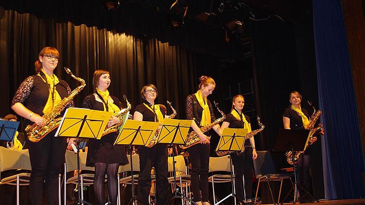 Die "Big Band" strotzte vor jugendlicher Spielfreude.