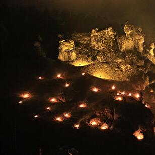 Lichterfest in Oberailsfeld