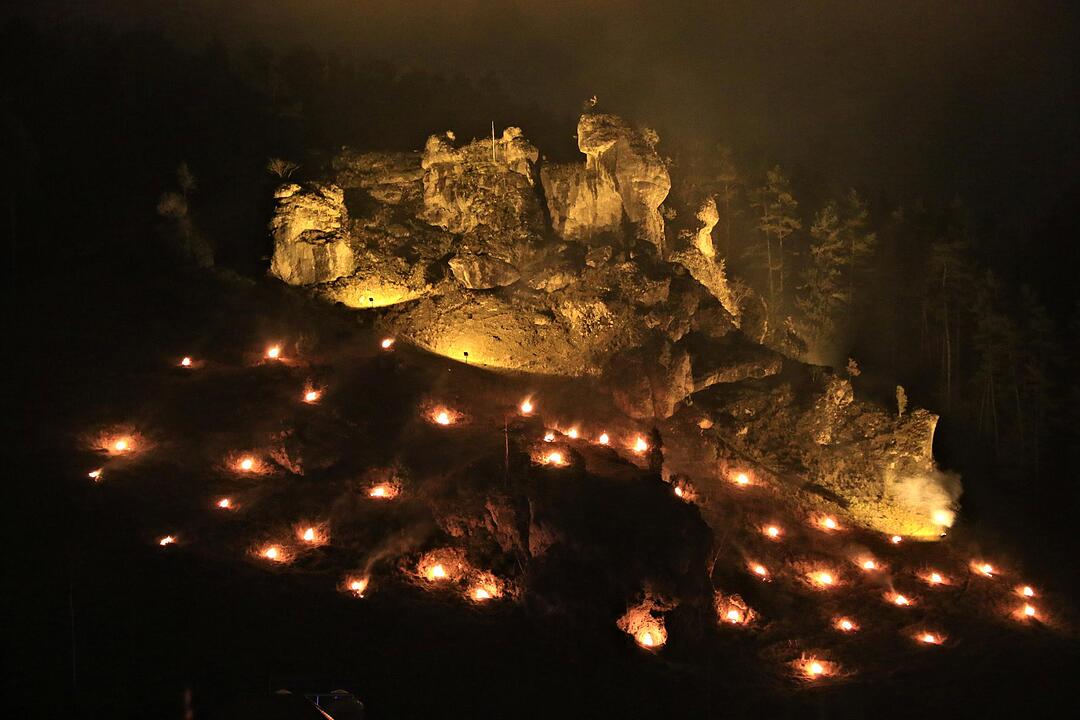 Lichterfest in Oberailsfeld