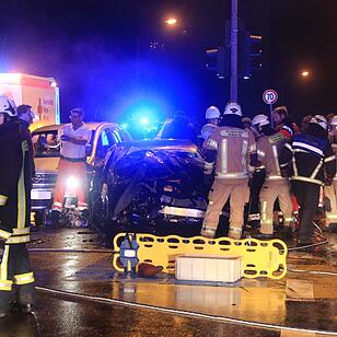 Schwerer Unfall auf dem Berliner Ring in Bamberg