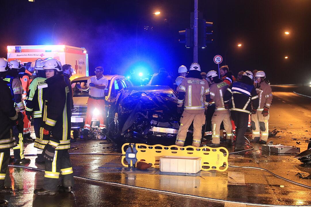 Schwerer Unfall auf dem Berliner Ring in Bamberg