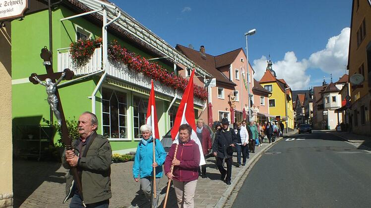 Eine Wallfahrt vom September 2017 aus Herzogenaurach nach Gößweinstein Foto: Manfred Welker