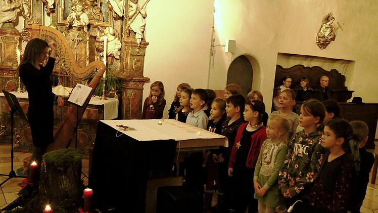 Die Grundschüler aus Pinzberg Foto: Franz Galster