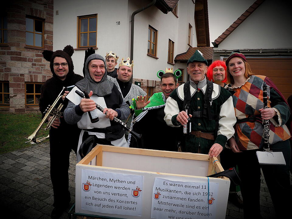 Beste Faschingslaune in Aura/Saale