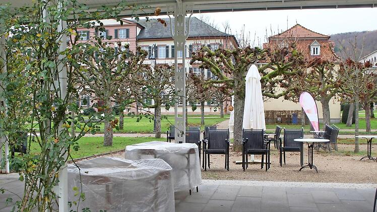 Im Schlosspark im Staatsbad ist kein Betrieb.  Fotos: Julia Raab