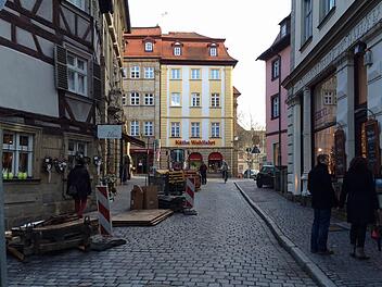Auch hier sollen die alten Pflastersteine ausgemustert werden: Die Verbindung der Dominikanerstraße zur Karolinenstraße.  Foto: M. Wehner