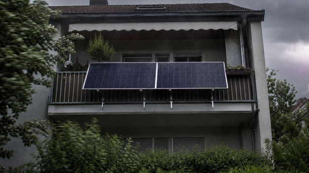Mini-PV bei Sturm, Regen und Hagel: