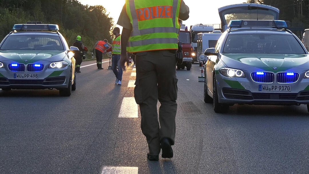 Lkw-Unfall auf A3 bei Kist