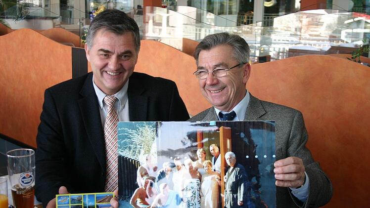 Wolfgang Schneider und Richard Götz im Jahr 2005