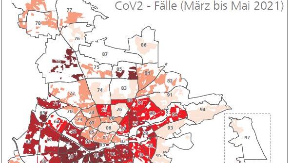 Anteil an positiv Getesteten an Gesamtbevölkerung in Nürnberg