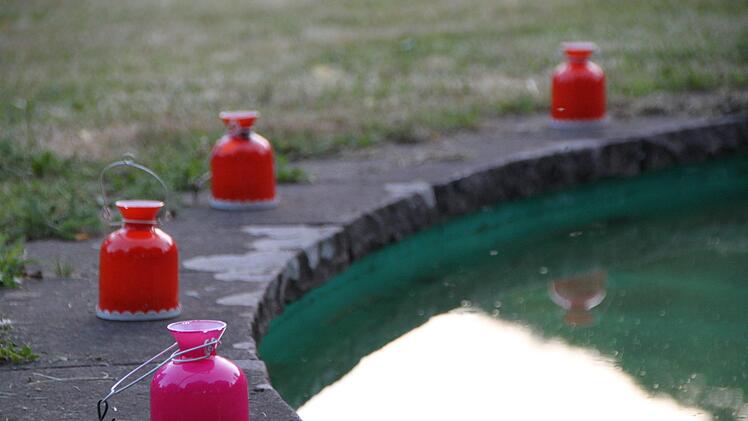 Auftakt der Erzähltheater-Reihe "Sternen-Poeten - Poesie zur Nacht" in Bad Brückenau am 21. Juni 2017. Foto: Ulrike Müller