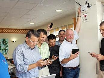 Der Router ist montiert, der erste Test erfolgreich. Foto: privat