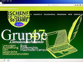 Screenshot der neuen Homepage www.gruppe47.de