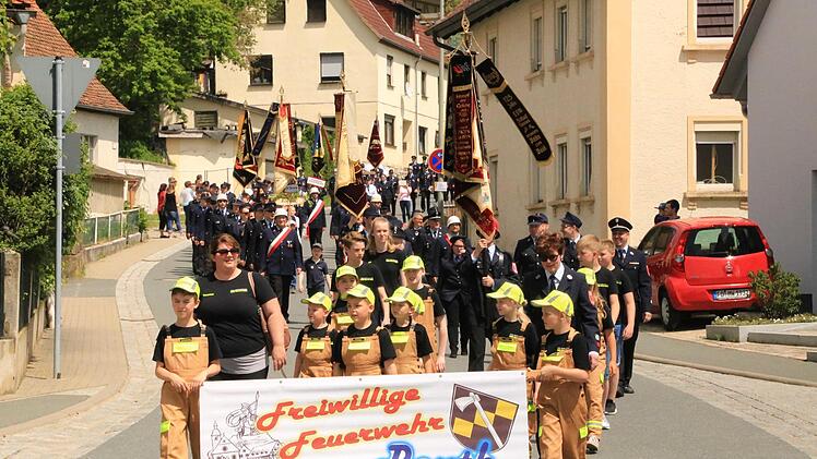 Der Festzug in Kunreuth Foto: Franz Galster