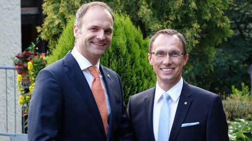 Thomas Wagner. (l.) und seine Nachfolger Joachim Hausner Foto: privat