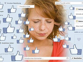 Zu viele Beiträge, auf die eine Reaktion erwartet wird: Facebook kann seine Nutzer durch das Gefühl der sozialen Verantwortung unter Druck setzen. Foto: Archiv, Fotomontage: Michael Beetz (ft)