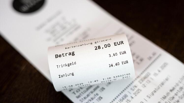 Trinkgeld per Kartenzahlung