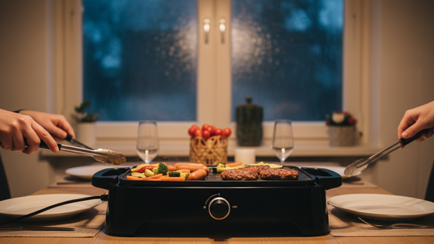 Indoor Grillen an Weihnachten