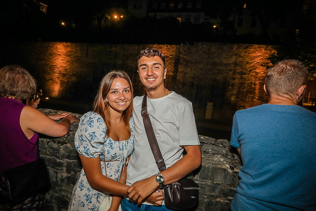 Beste Stimmung beim Stadtfest in Schweinfurt.