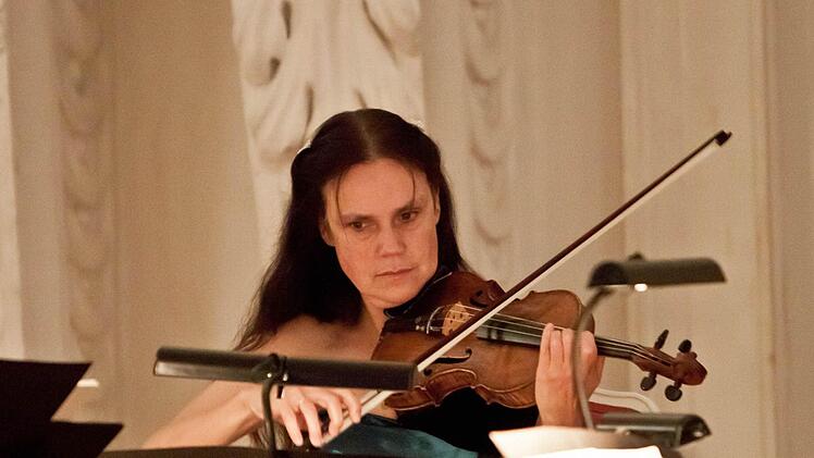 Das Novalis Quartett gastierte im barocken Riesensaal von Schloss Ehrenburg in Coburg. Foto: Jochen Berger