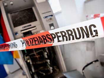 Gesprengter Geldautomat