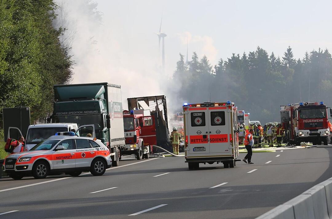 Jahrestag des schweren Bus-Unglücks auf der A9 bei Münchberg