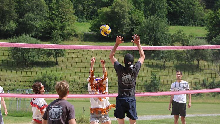 Beachvolleyball-Turnier in Oberbach. Sebastian Schmitt