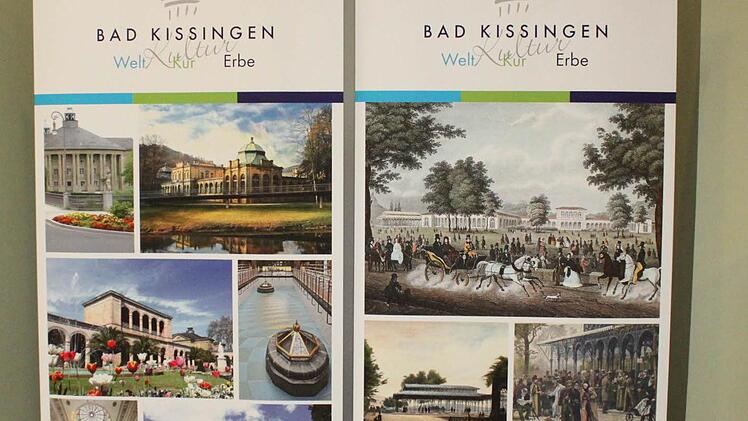 Auf diesen Tafeln hat Bad Kissingen den Status Weltkulturerbe schon erreicht.