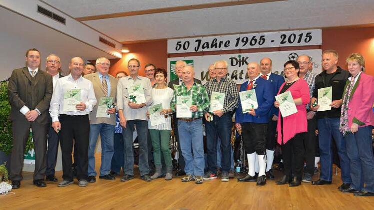 Ehrungen für 40 Jahre Mitgliedschaft  Foto: Björn Hein