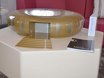Kein Ufo, sondern ein Haus aus Rödentaler Fertigung. Rainer Lutz