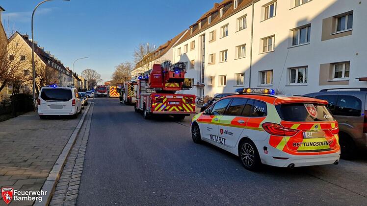 Wohnungsbrand in Bamberg - Bewohner verletzt