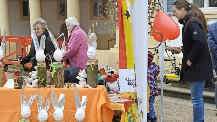 schon zur Tradition geworden ist die Osteraktion des Freundeskreises Pfarrer Martin. Foto: Björn Hein
