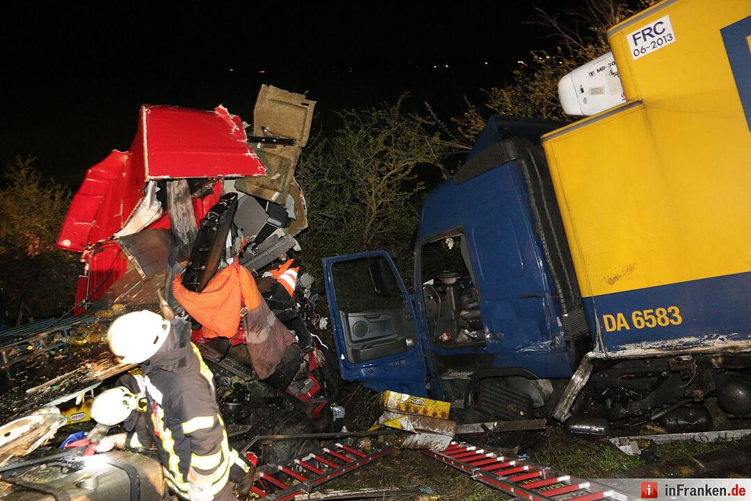 Lkw-Unfall auf A3: Vollsperrung