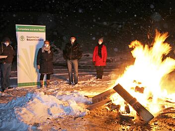 Das Mahnfeuer in Pinzberg