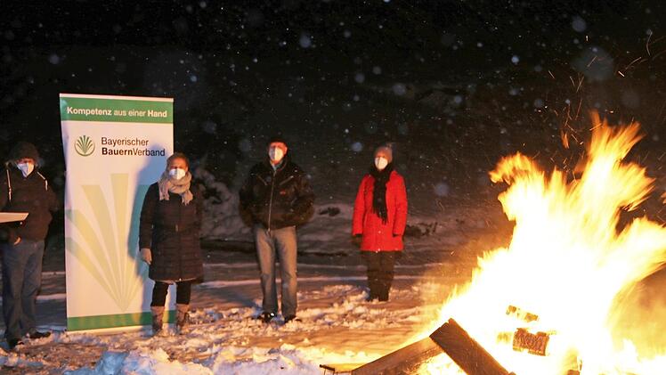 Das Mahnfeuer in Pinzberg