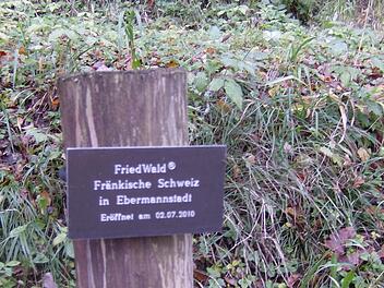 Friedwälder wie der in Ebermannstadt erfreuen sich zunehmender Beliebtheit. Fotos: Malbrich