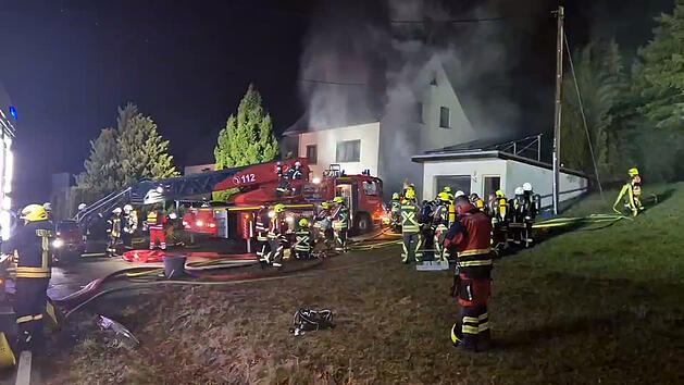 Zwei Tote bei Wohnhausbrand in Mittelsachsen