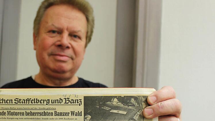 Hans Zapf war bei der Olympia-Rallye in Altenbanz live dabei und erinnert sich gerne zurück. Foto: Lisa Kieslinger