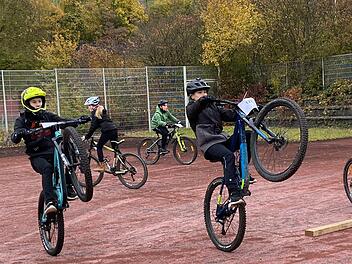 Am Schulzentrum R&ouml;mershag k&auml;mpft man mit kreativen Wegen gegen den Bewegungsmangel. Foto: Hans Peter Ehrensberger