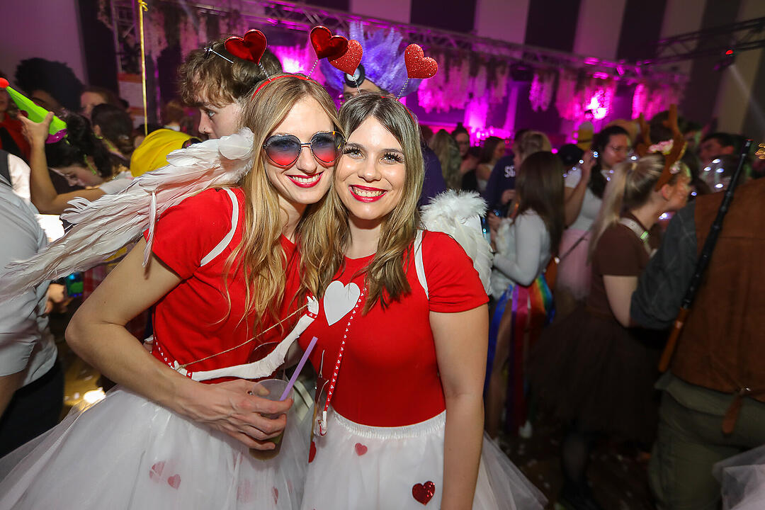 Beste Partystimmung in der Stadthalle