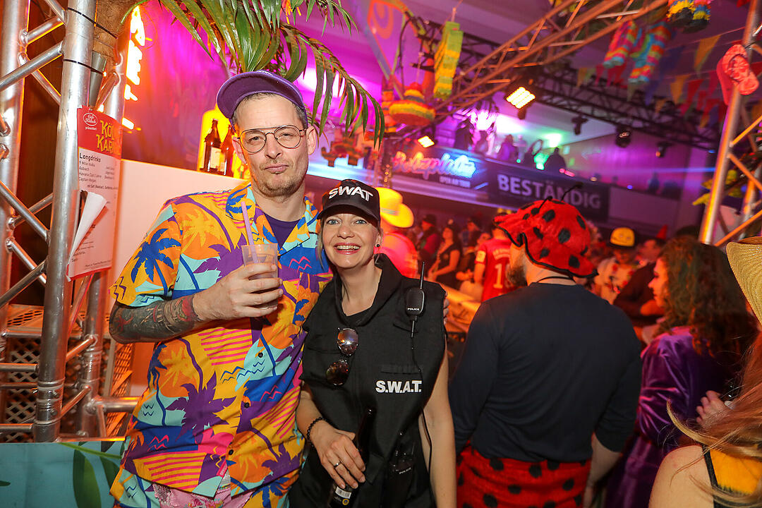 Beste Partystimmung in der Stadthalle