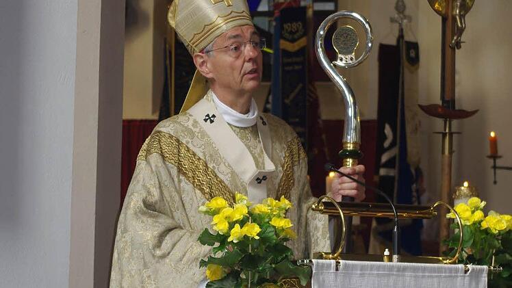 Erzbischof Ludwig Schick sprach in seiner Festpredigt über die Bedeutung der Kirche.