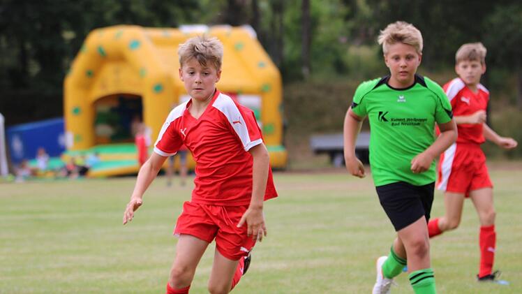 Schnappschüsse vom U11-Turnier beim SV Wildflecken. Foto: Fabio Mathea